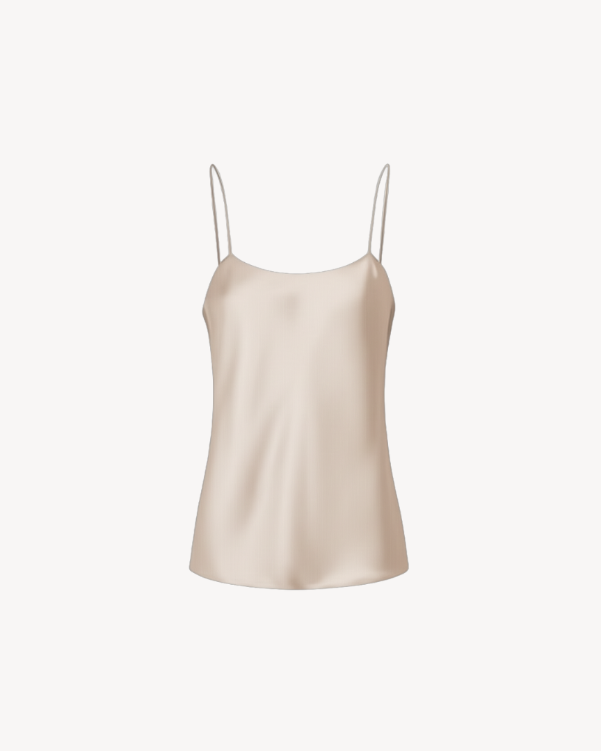 Double-faced Cady Camisole