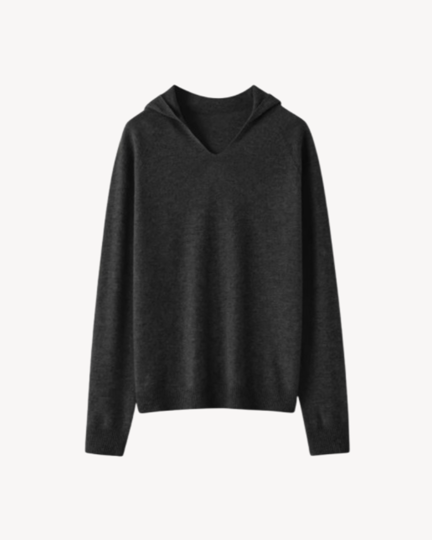 Amira Hooded Sweater in Merino Wool
