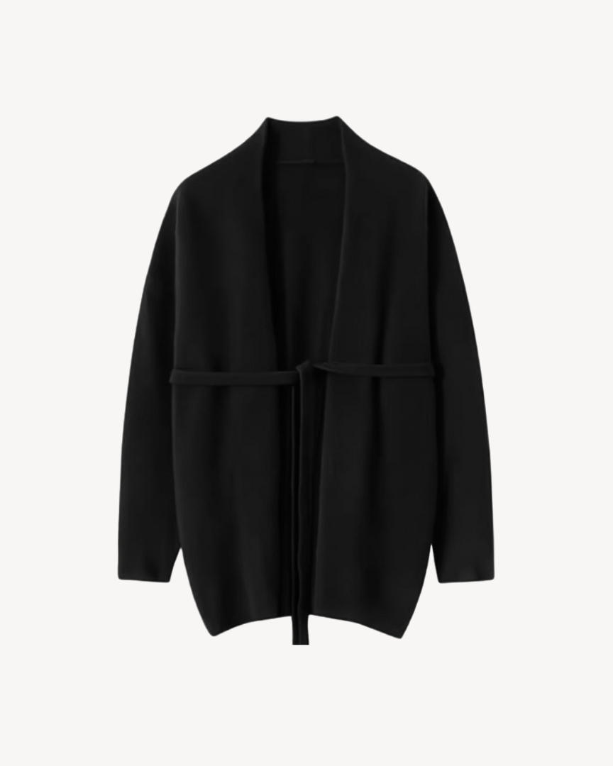 Ingrid Wrap Cardigan in Cashmere