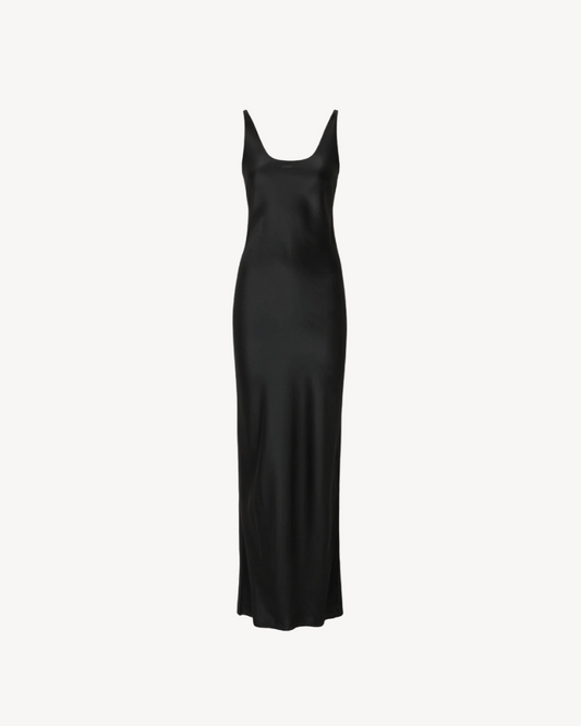 Satin Backless Dress