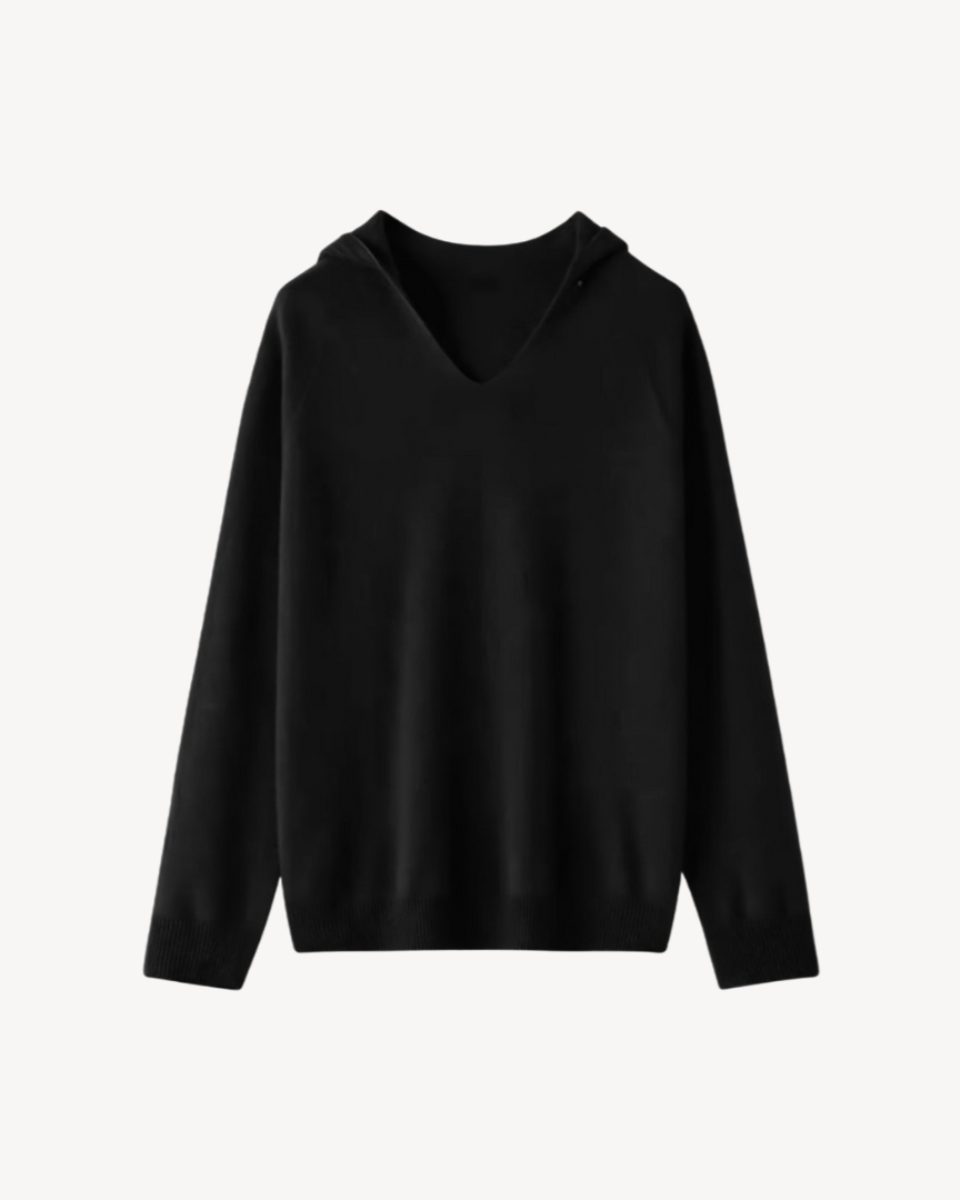Amira Hooded Sweater in Merino Wool