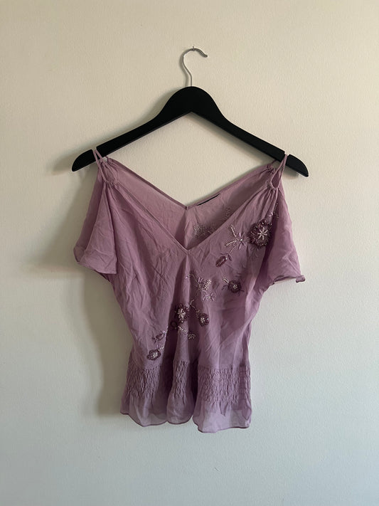 Lilac summer top