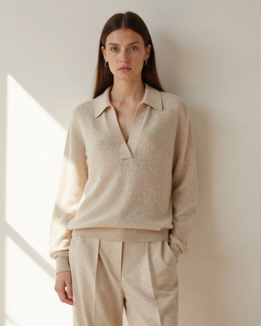 Oda Polo in Cashmere Blend