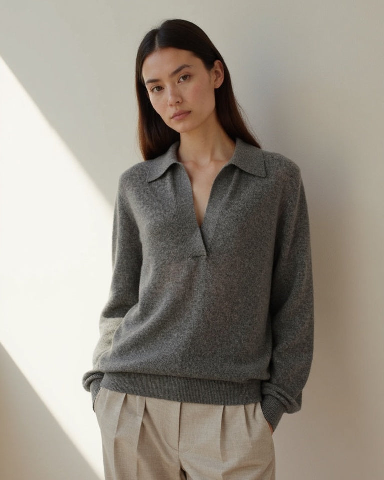 Oda Polo in Cashmere Blend