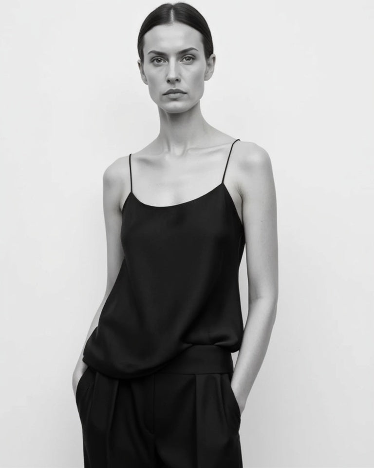 Selma Top in Satin