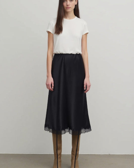 Augusta Skirt in Silk Lace