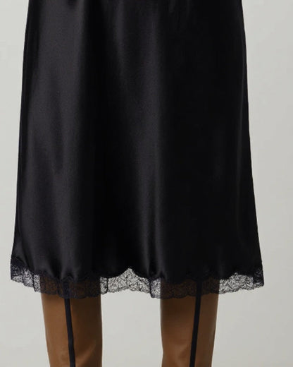 Augusta Skirt in Silk Lace