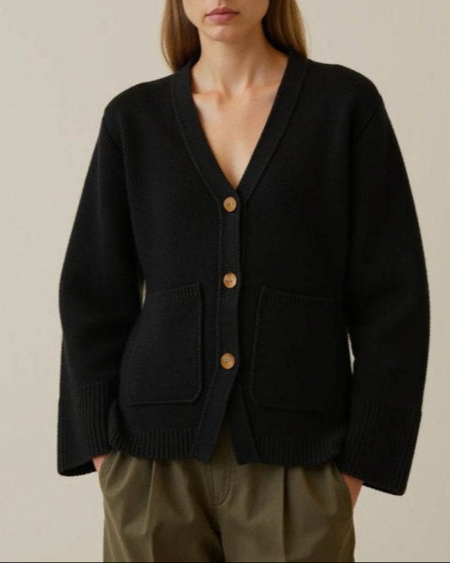 Merino Wool Cardigan - La Rue Copenhagen