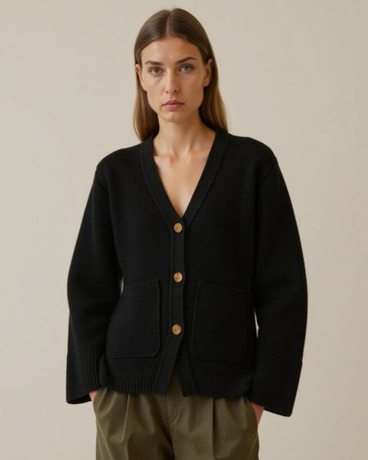 Merino Wool Cardigan - La Rue Copenhagen