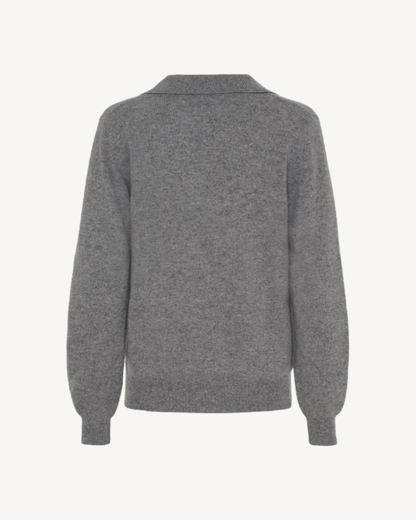 Volume Merino Polo grey - La Rue Copenhagen